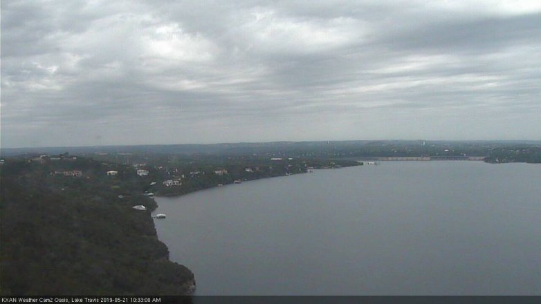Lake Travis webcam, May 21, 2019 9:35 AM CT