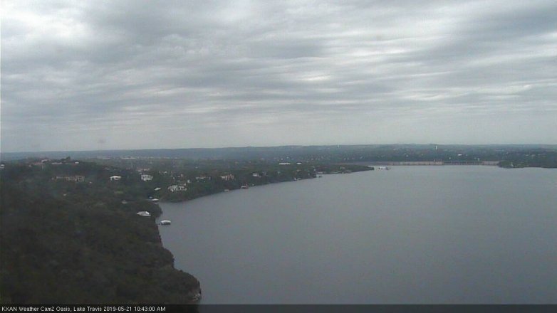 Lake Travis webcam, May 21, 2019 9:45 AM CT