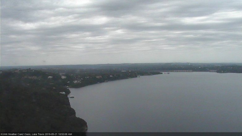 Lake Travis webcam, May 21, 2019 9:55 AM CT