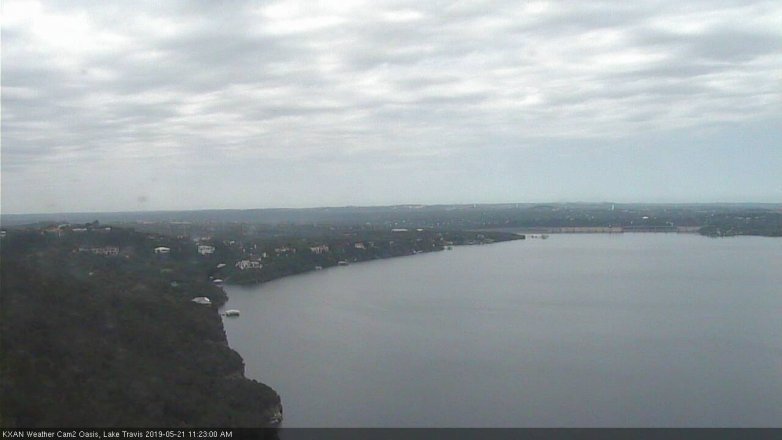 Lake Travis webcam, May 21, 2019 10:25 AM CT