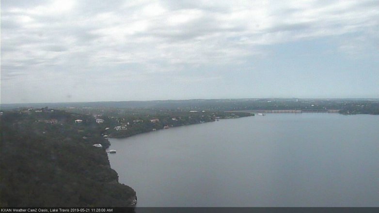 Lake Travis webcam, May 21, 2019 10:30 AM CT