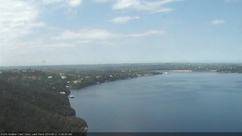 Lake Travis webcam, May 21, 2019 10:45 AM CT