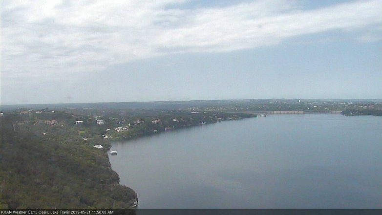 Lake Travis webcam, May 21, 2019 11:00 AM CT