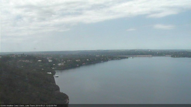 Lake Travis webcam, May 21, 2019 11:05 AM CT