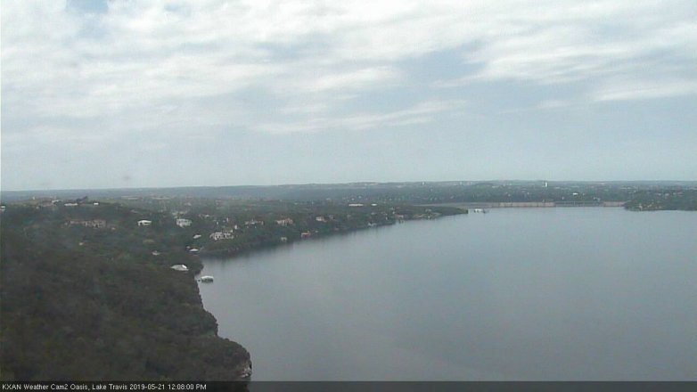 Lake Travis webcam, May 21, 2019 11:10 AM CT