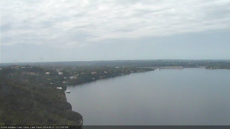 Lake Travis webcam, May 21, 2019 11:20 AM CT
