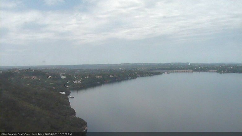 Lake Travis webcam, May 21, 2019 11:25 AM CT
