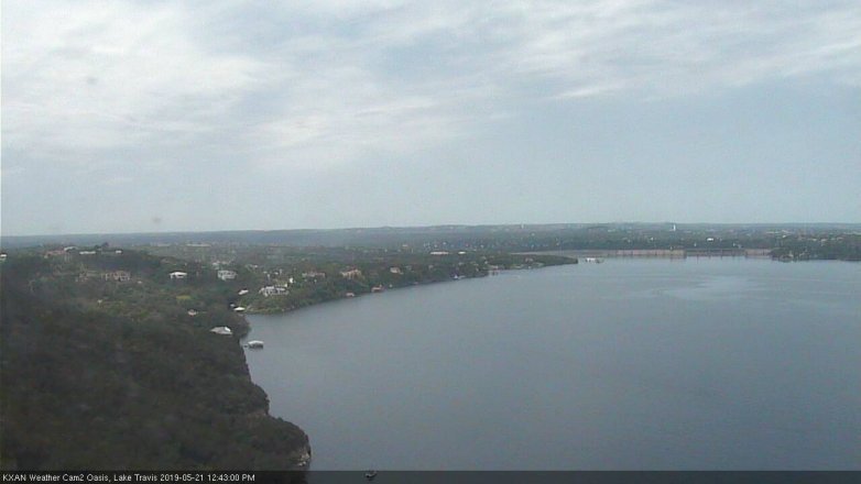 Lake Travis webcam, May 21, 2019 11:45 AM CT