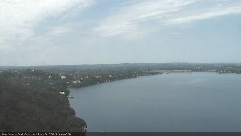 Lake Travis webcam, May 21, 2019 11:50 AM CT