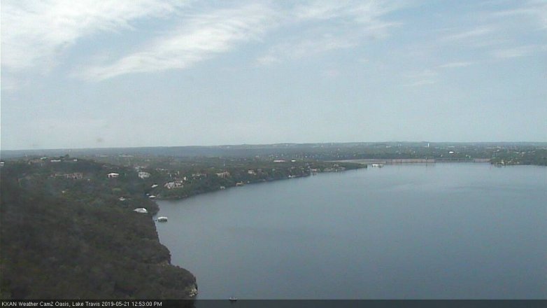 Lake Travis webcam, May 21, 2019 11:55 AM CT