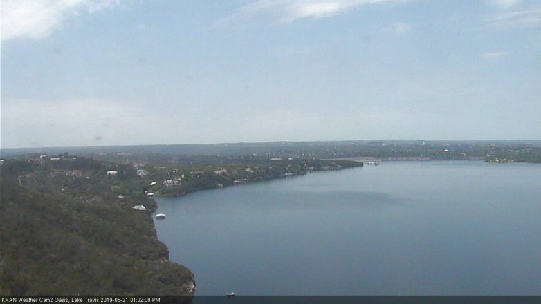 Lake Travis webcam, May 21, 2019 12:05 PM CT