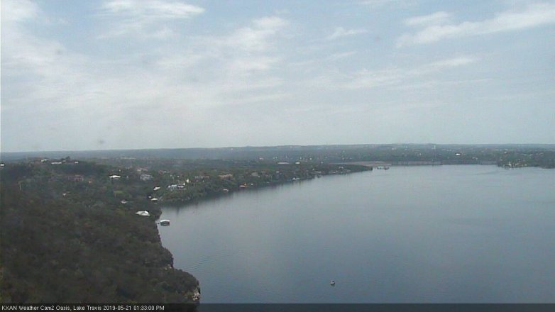 Lake Travis webcam, May 21, 2019 12:35 PM CT