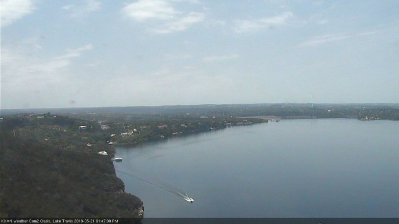 Lake Travis webcam, May 21, 2019 12:50 PM CT