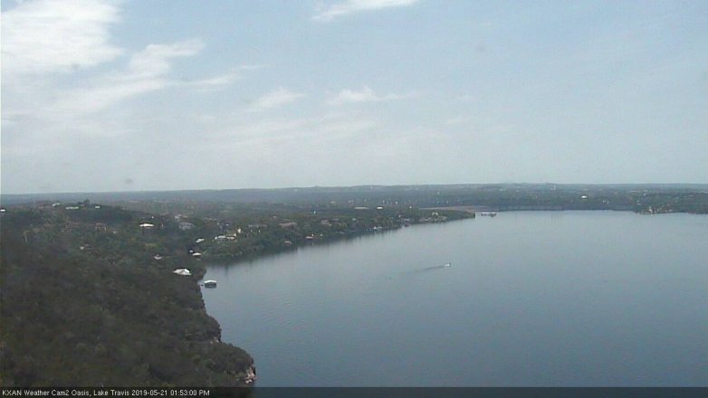 Lake Travis webcam, May 21, 2019 12:55 PM CT