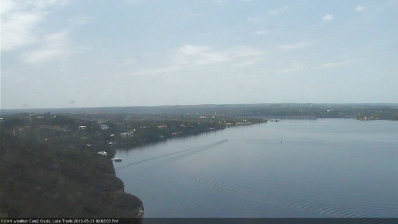 Lake Travis webcam, May 21, 2019 1:05 PM CT