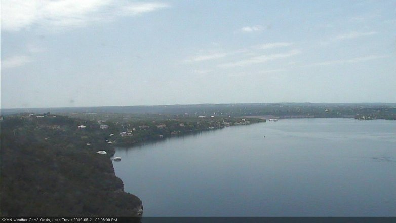 Lake Travis webcam, May 21, 2019 1:10 PM CT
