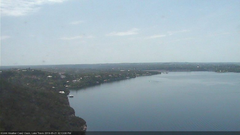 Lake Travis webcam, May 21, 2019 1:15 PM CT