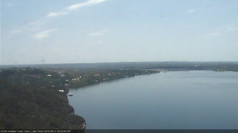Lake Travis webcam, May 21, 2019 1:25 PM CT