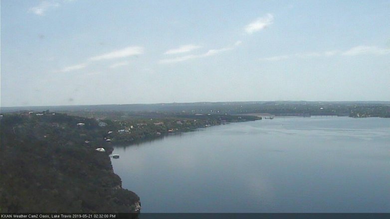 Lake Travis webcam, May 21, 2019 1:35 PM CT
