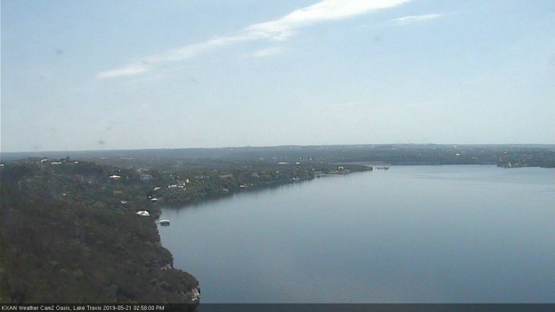 Lake Travis webcam, May 21, 2019 2:00 PM CT