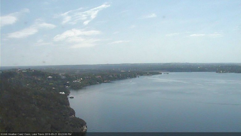 Lake Travis webcam, May 21, 2019 2:25 PM CT