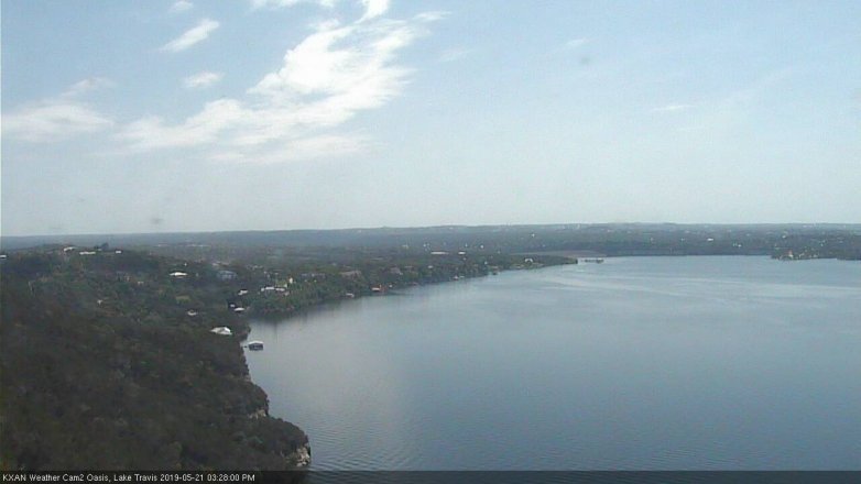 Lake Travis webcam, May 21, 2019 2:30 PM CT