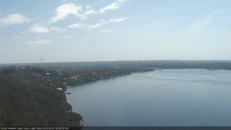 Lake Travis webcam, May 21, 2019 2:40 PM CT