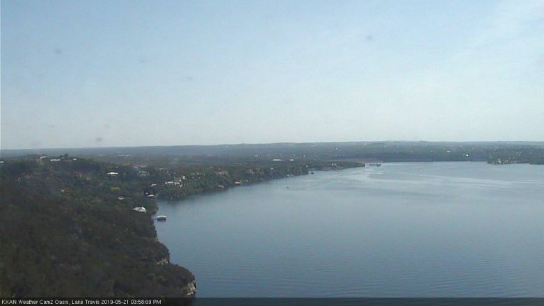 Lake Travis webcam, May 21, 2019 3:00 PM CT