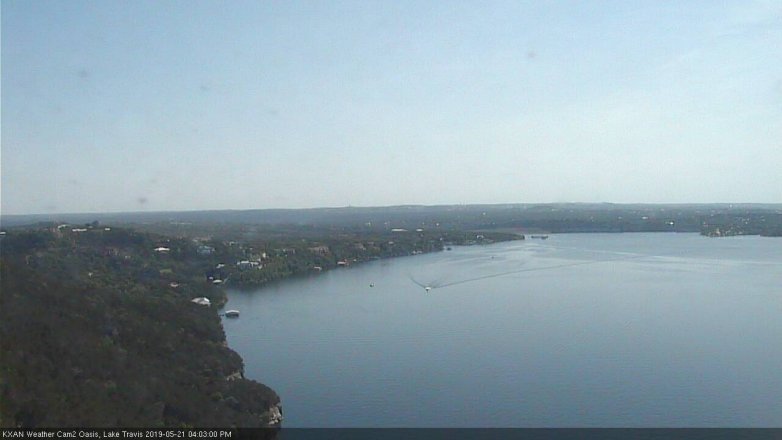 Lake Travis webcam, May 21, 2019 3:05 PM CT