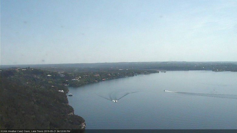 Lake Travis webcam, May 21, 2019 3:20 PM CT