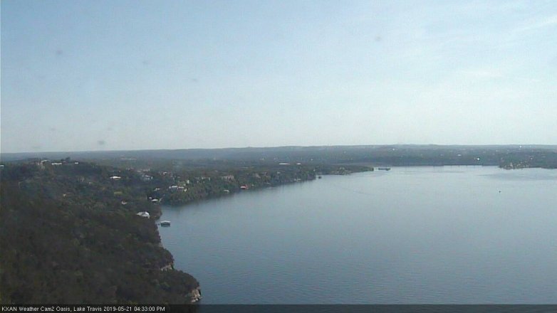 Lake Travis webcam, May 21, 2019 3:35 PM CT