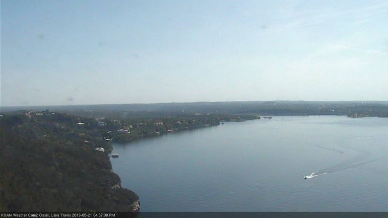 Lake Travis webcam, May 21, 2019 3:40 PM CT