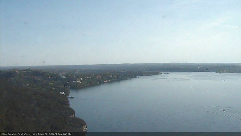 Lake Travis webcam, May 21, 2019 3:45 PM CT