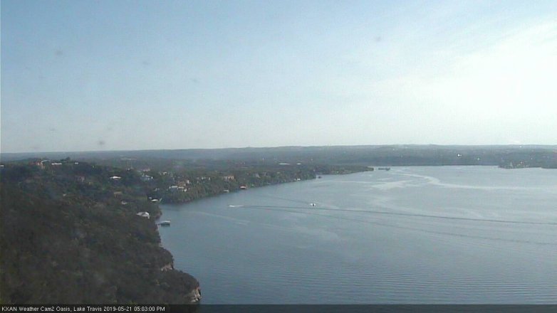 Lake Travis webcam, May 21, 2019 4:05 PM CT