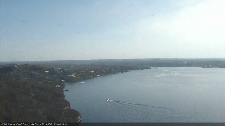 Lake Travis webcam, May 21, 2019 4:20 PM CT
