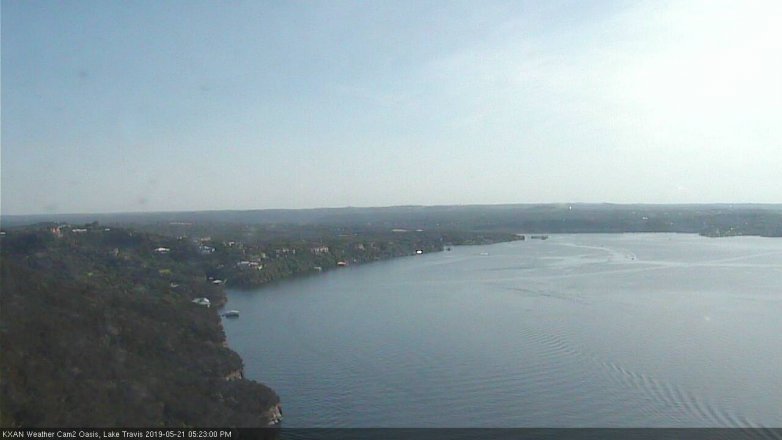 Lake Travis webcam, May 21, 2019 4:25 PM CT