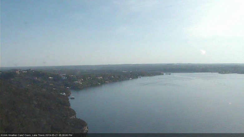 Lake Travis webcam, May 21, 2019 4:40 PM CT
