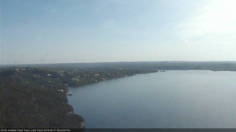 Lake Travis webcam, May 21, 2019 4:45 PM CT