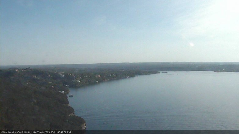 Lake Travis webcam, May 21, 2019 4:50 PM CT