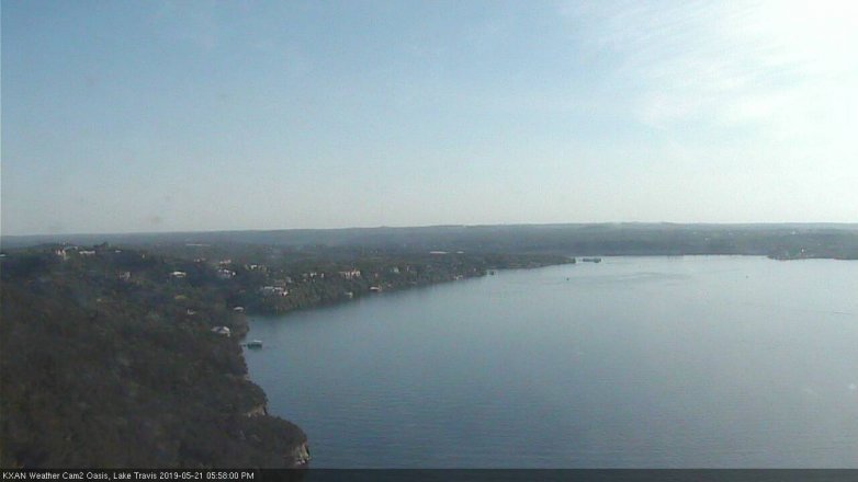 Lake Travis webcam, May 21, 2019 5:00 PM CT