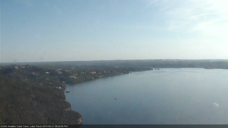 Lake Travis webcam, May 21, 2019 5:05 PM CT