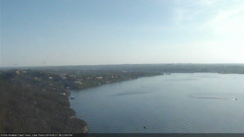 Lake Travis webcam, May 21, 2019 5:15 PM CT