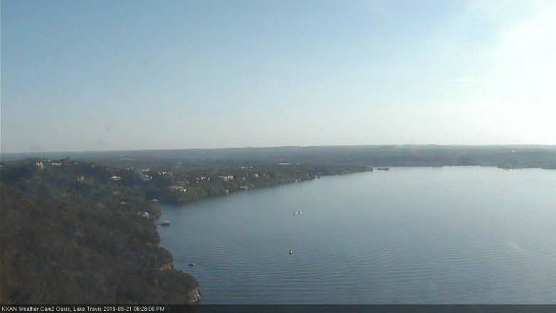 Lake Travis webcam, May 21, 2019 5:30 PM CT