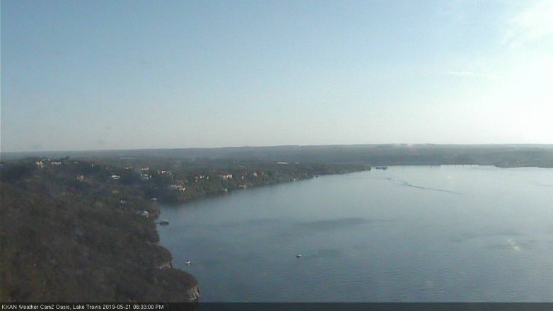 Lake Travis webcam, May 21, 2019 5:35 PM CT