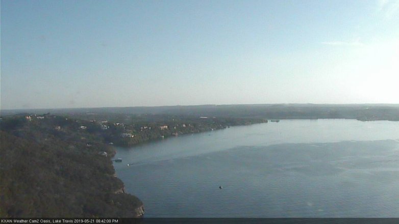 Lake Travis webcam, May 21, 2019 5:45 PM CT