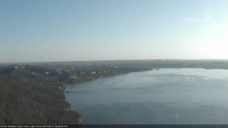 Lake Travis webcam, May 21, 2019 5:50 PM CT