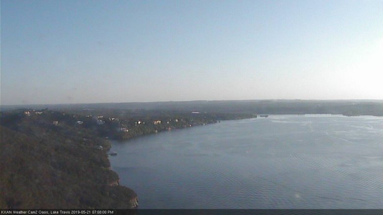 Lake Travis webcam, May 21, 2019 6:10 PM CT
