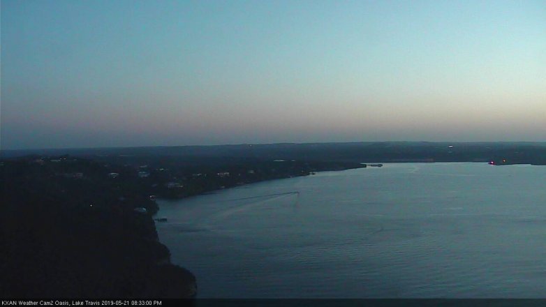 Lake Travis webcam, May 21, 2019 7:35 PM CT