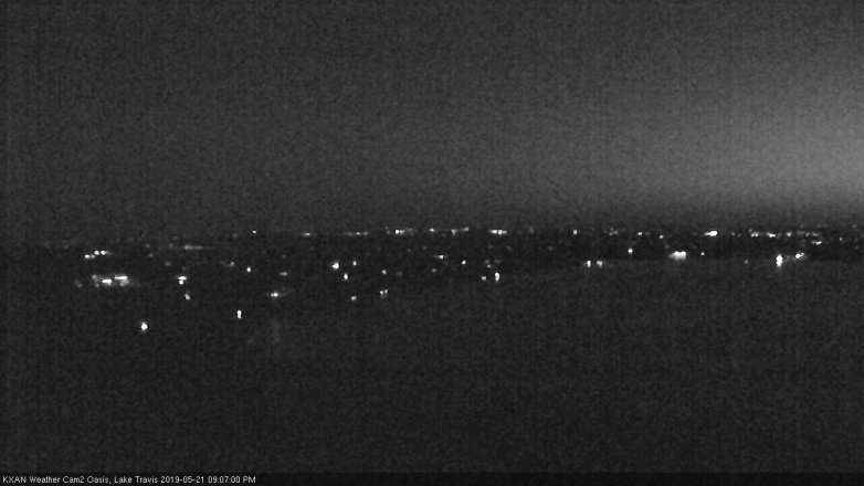 Lake Travis webcam, May 21, 2019 8:10 PM CT