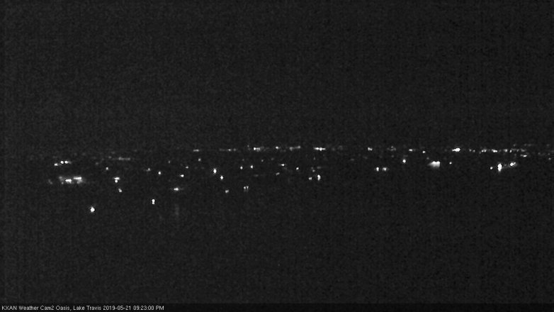 Lake Travis webcam, May 21, 2019 8:25 PM CT